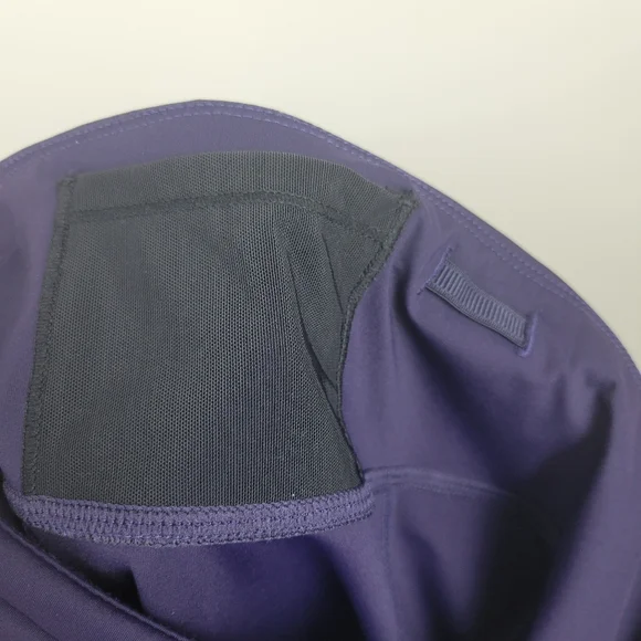 VUORI Stride Running Workout Leggings Dark Purple XS High Rise - Picture 8 of 11
